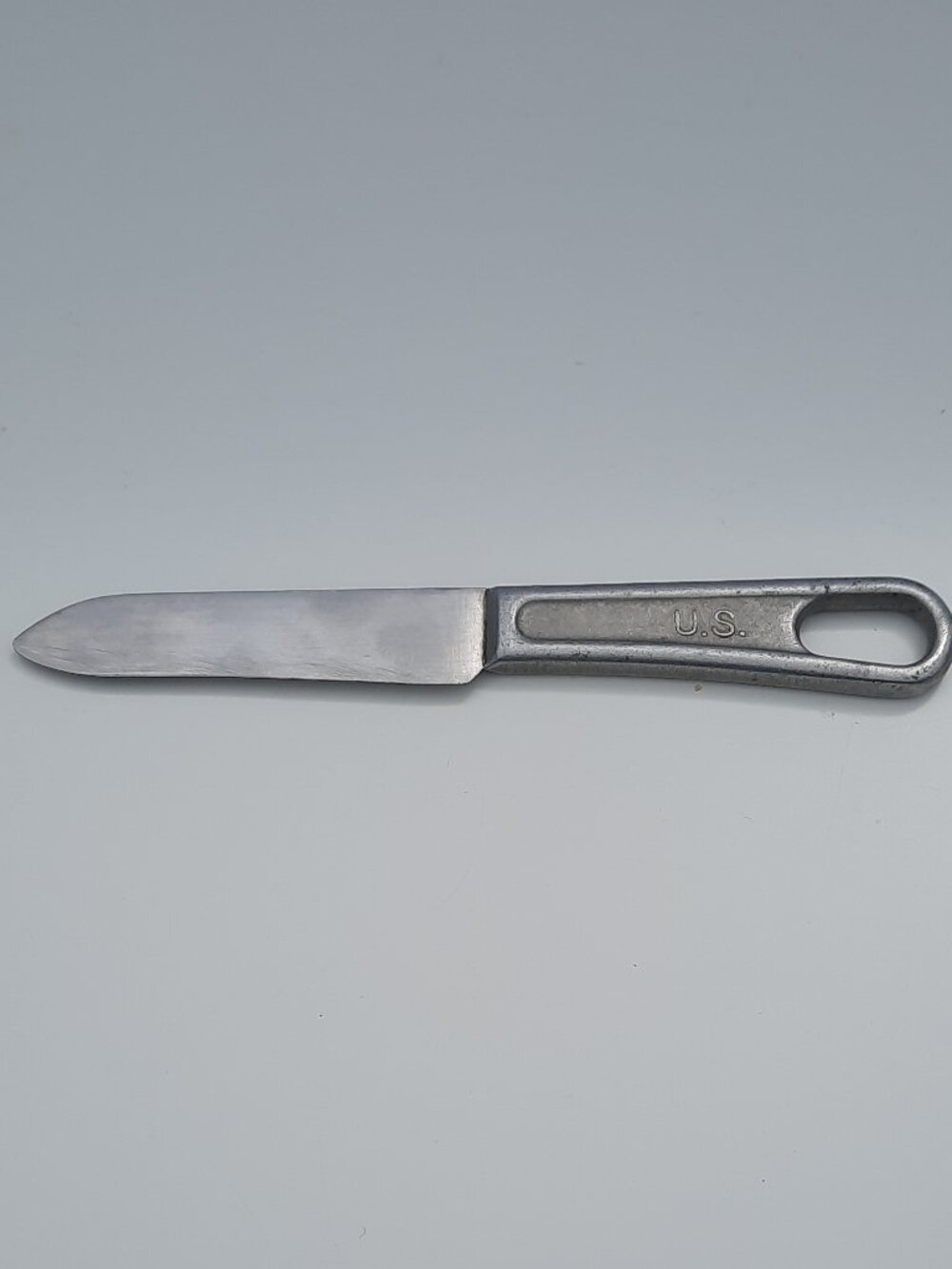 Vintage US Army Military Knife Aluminum Handle for Field Mess Kit